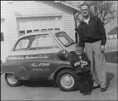 1958 BMW Isetta, Aurora Illinois janitor service, Bob Lindoo Building Maintenance,